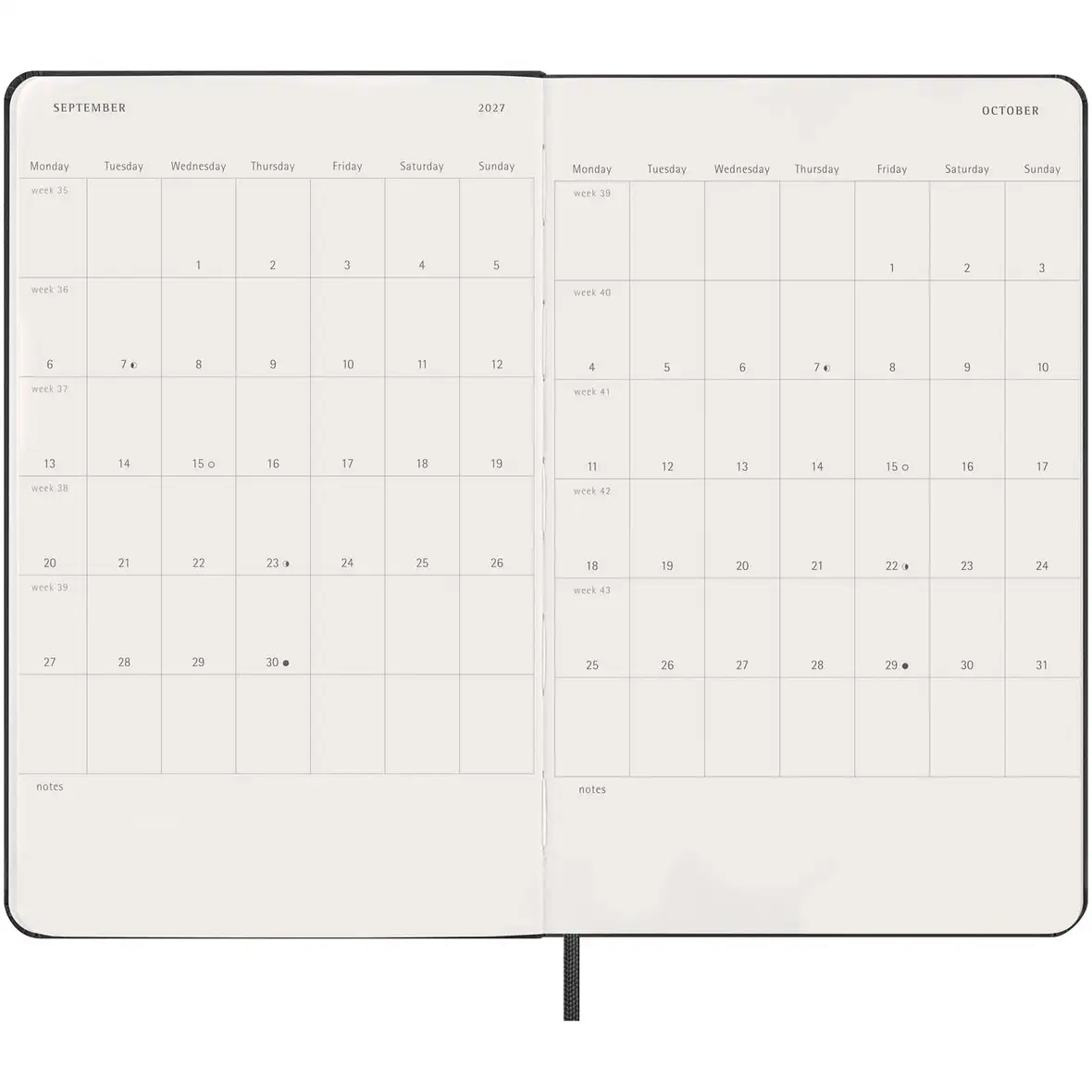 Moleskine Hardcover 12 Monate Tageskalender – Ansicht 27