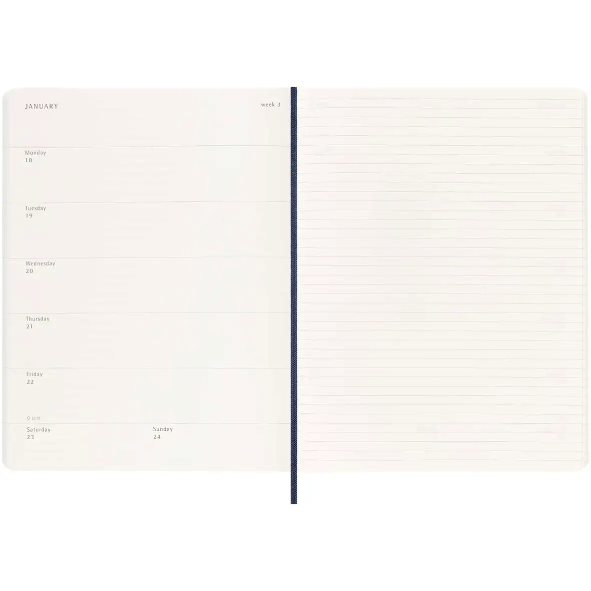 Moleskine Softcover 12 Monate Wochenkalender XL – Ansicht 5