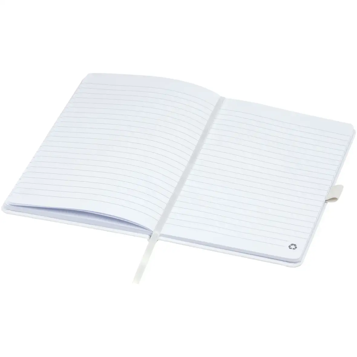 Notizbuch aus recyceltem Papier mit Cover aus recyceltem PET – Ansicht 4