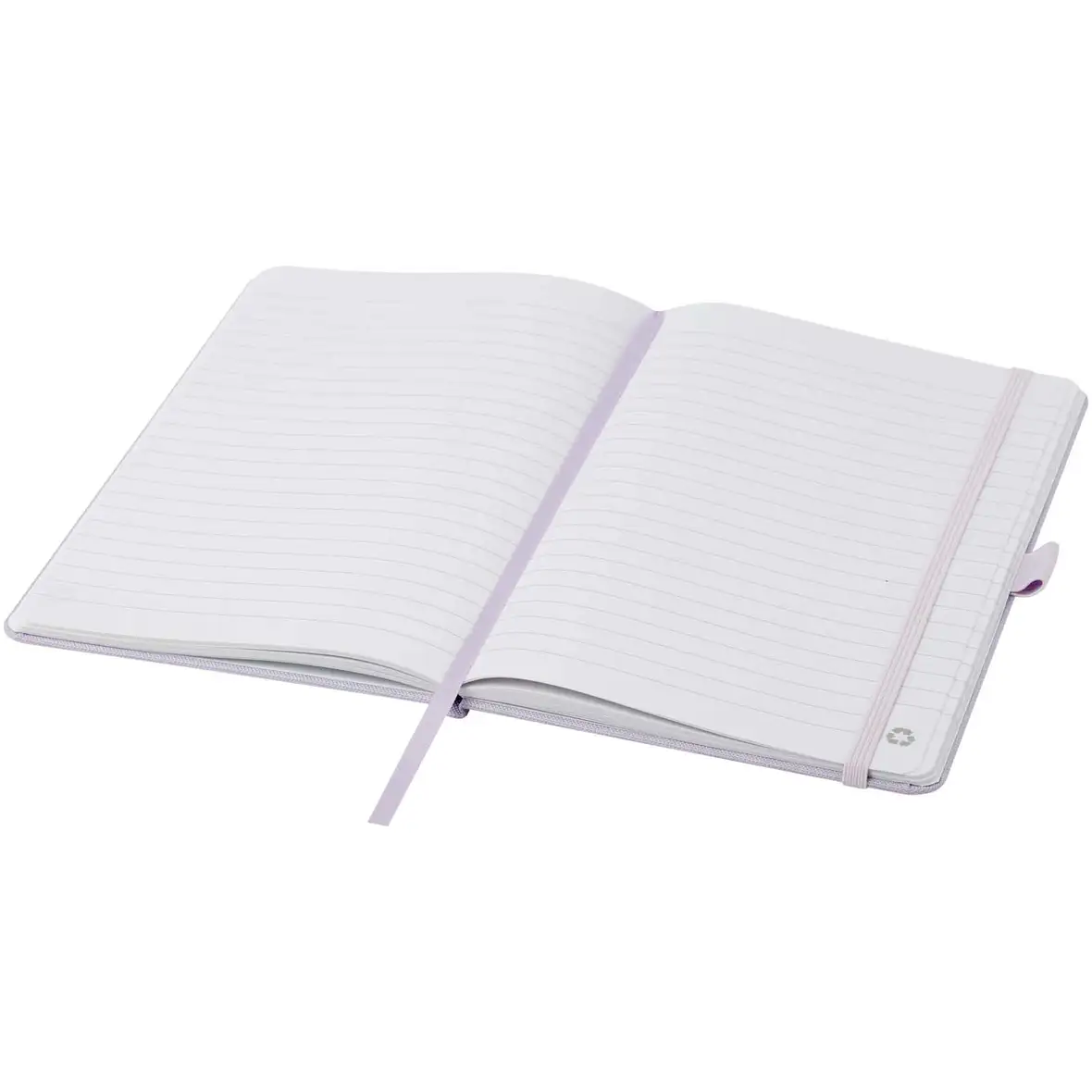 Notizbuch aus recyceltem Papier mit Cover aus recyceltem PET – Ansicht 10
