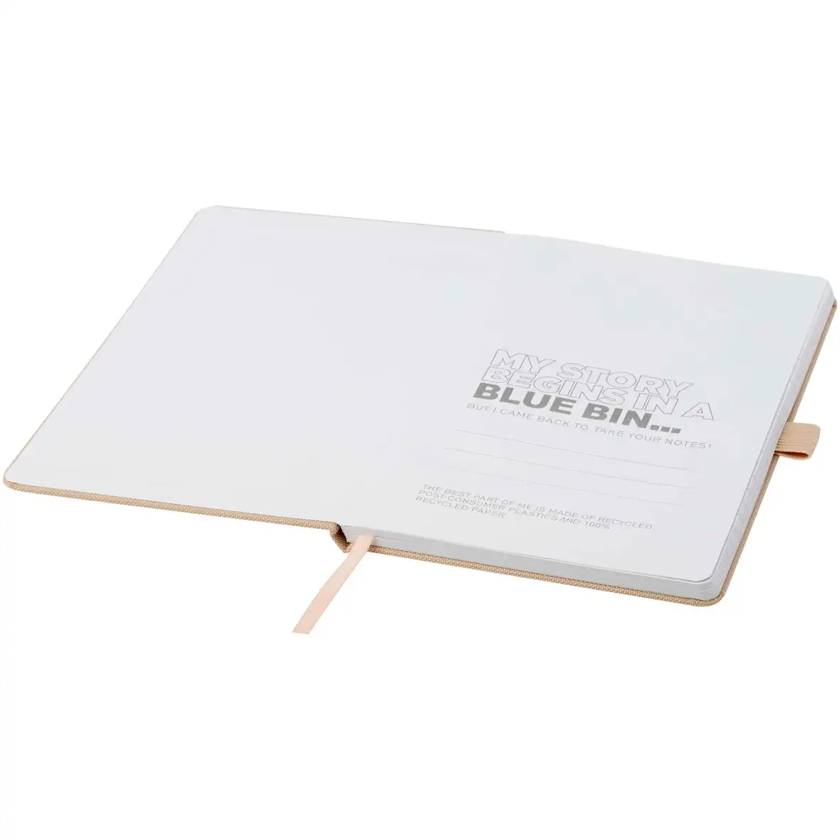 Notizbuch aus recyceltem Papier mit Cover aus recyceltem PET – Ansicht 17