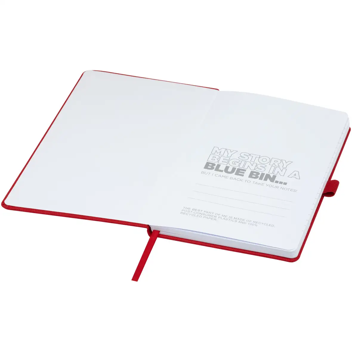 Notizbuch aus recyceltem Papier mit Cover aus recyceltem PET – Ansicht 23