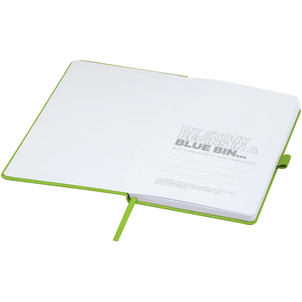 Notizbuch aus recyceltem Papier mit Cover aus recyceltem PET – Ansicht 35
