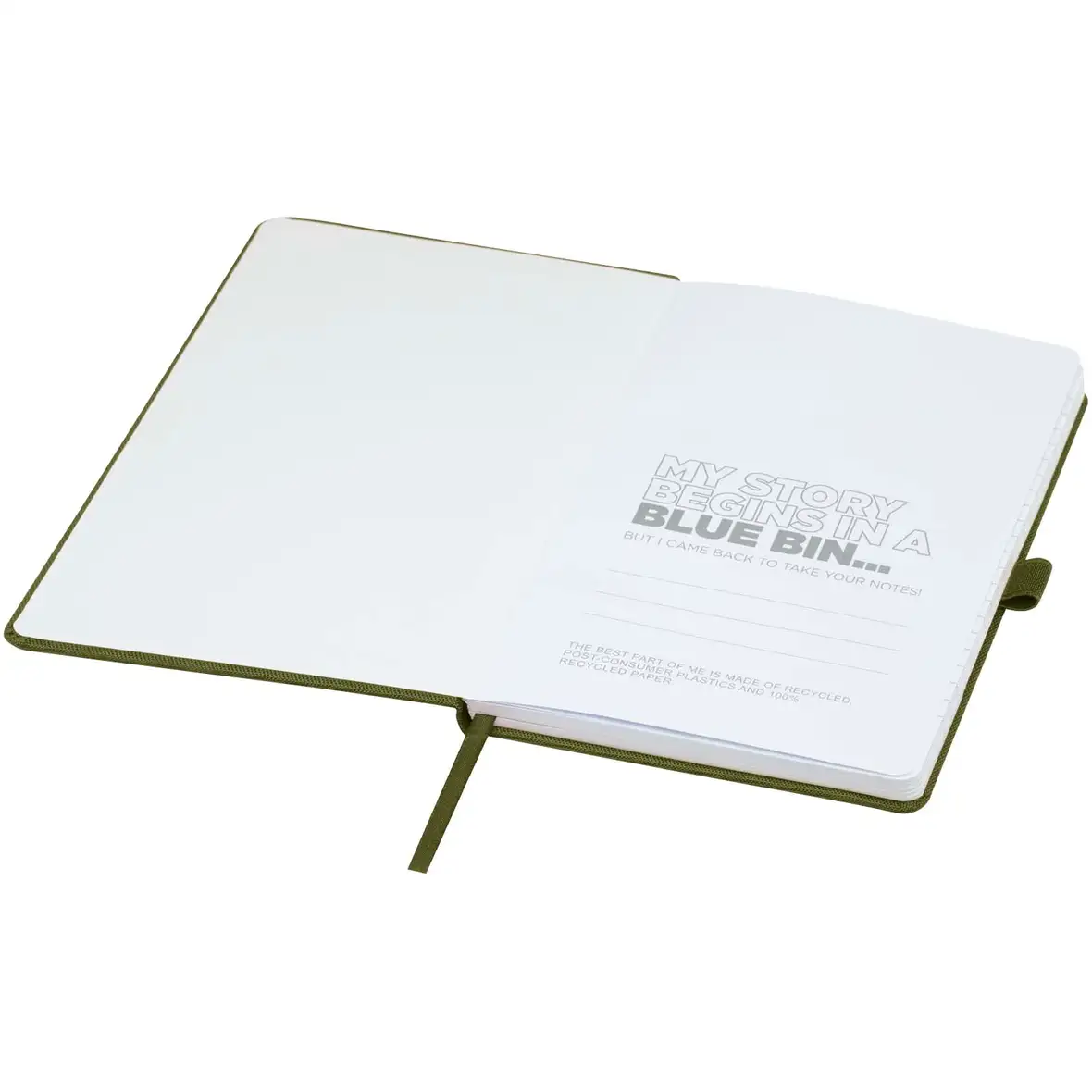 Notizbuch aus recyceltem Papier mit Cover aus recyceltem PET – Ansicht 41