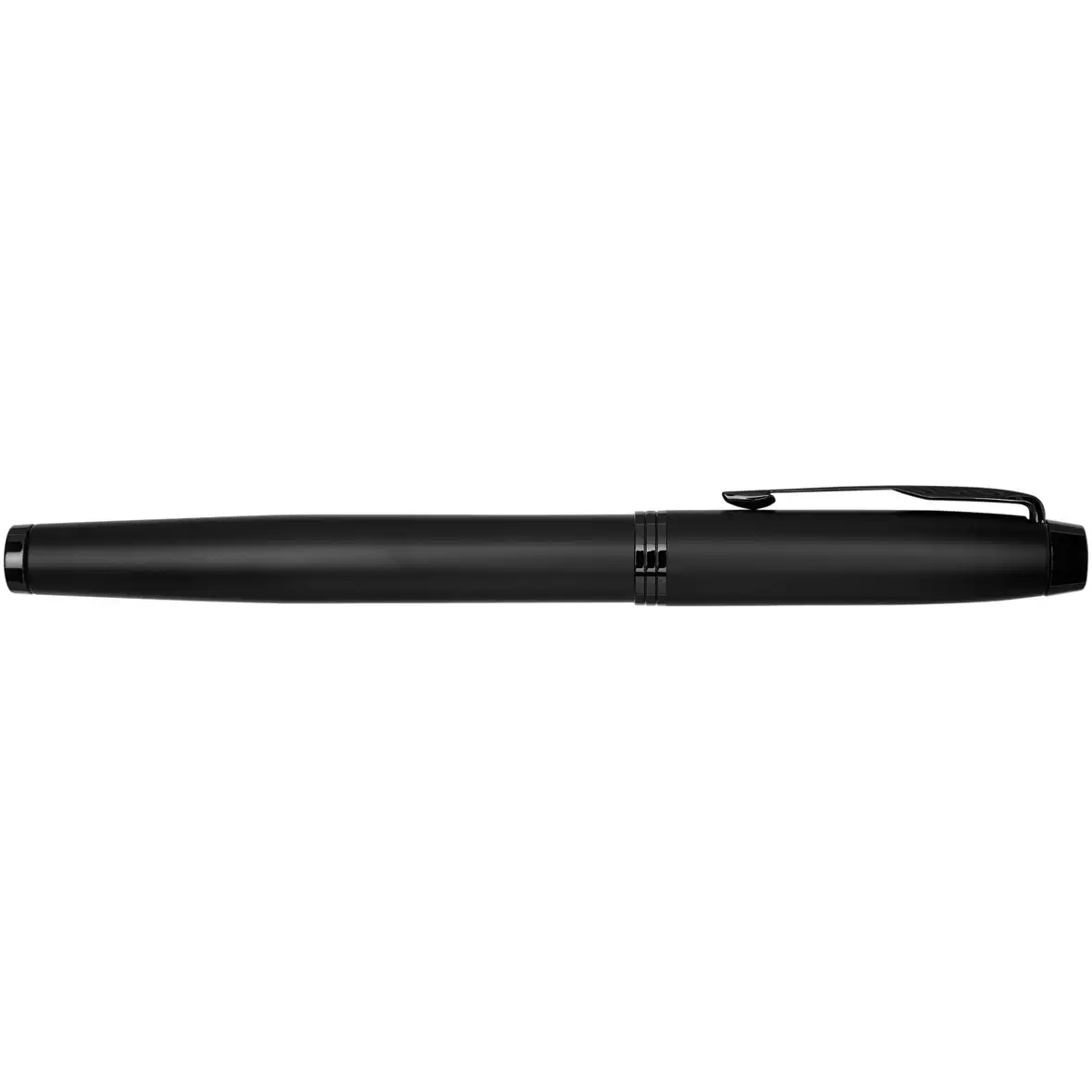 Parker IM achromatisches Kugelschreiber und Tintenroller Set mit Präsentbox (schwarze/blaue Mine) – Ansicht 4