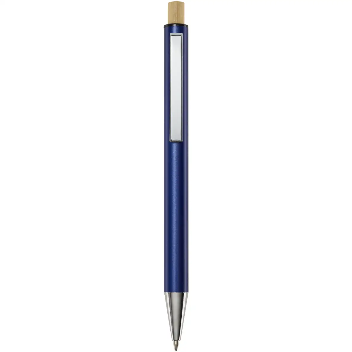 Kugelschreiber aus recyceltem Aluminium (blaue Mine) – Ansicht 4
