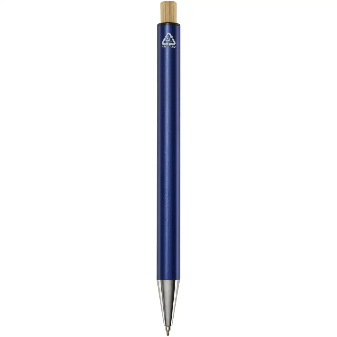 Kugelschreiber aus recyceltem Aluminium (blaue Mine) – Ansicht 5