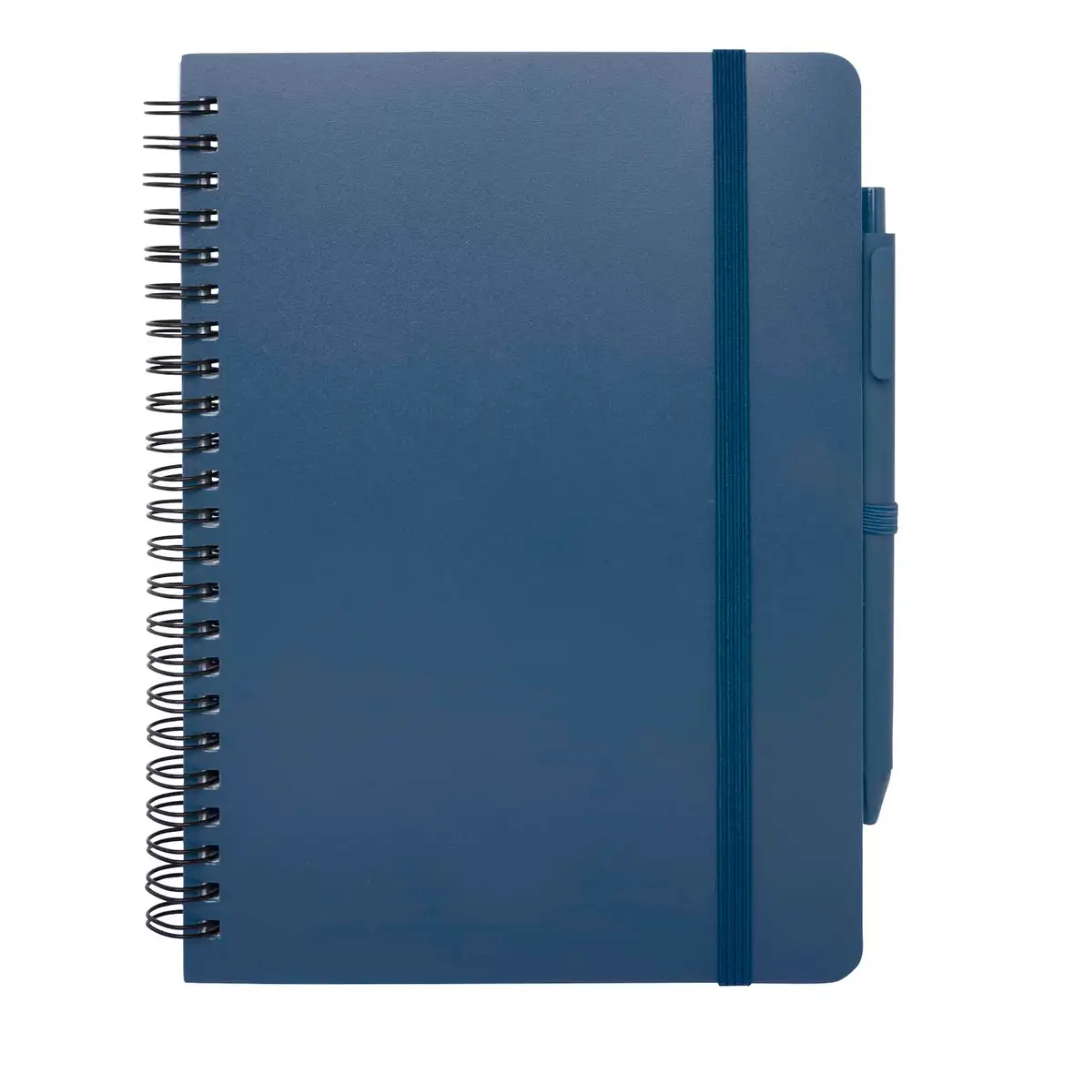 Hardcover Notizbuch mit Kugelschreiber (schwarze Mine) – Ansicht 2