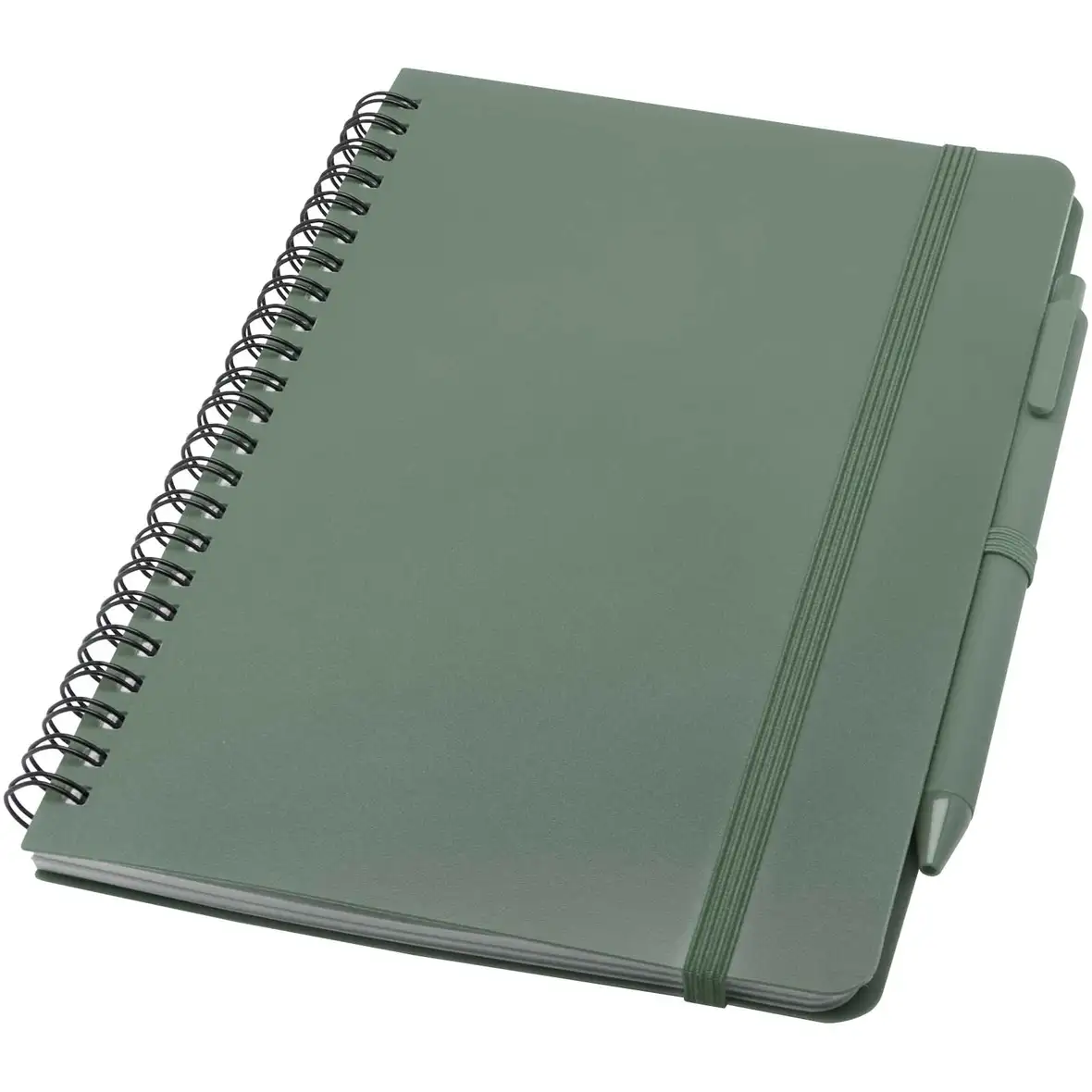 Hardcover Notizbuch mit Kugelschreiber (schwarze Mine) – Ansicht 6