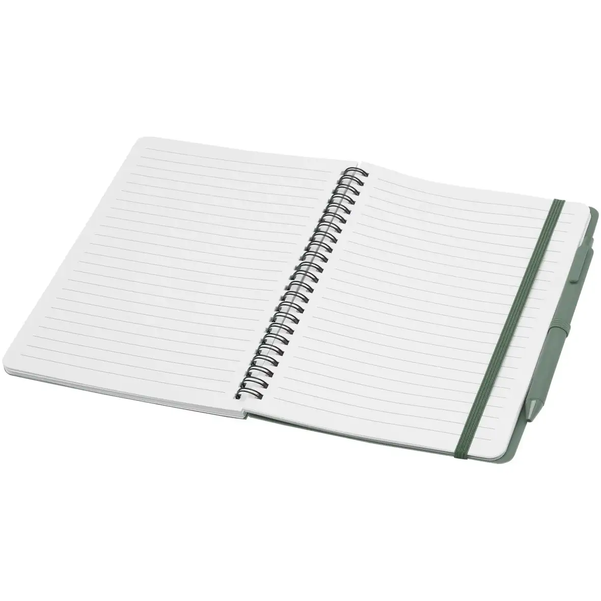 Hardcover Notizbuch mit Kugelschreiber (schwarze Mine) – Ansicht 9
