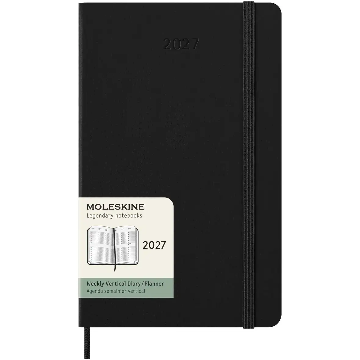 Moleskine Hardcover 12 Monate Wochenkalender L vertikal – Ansicht 1