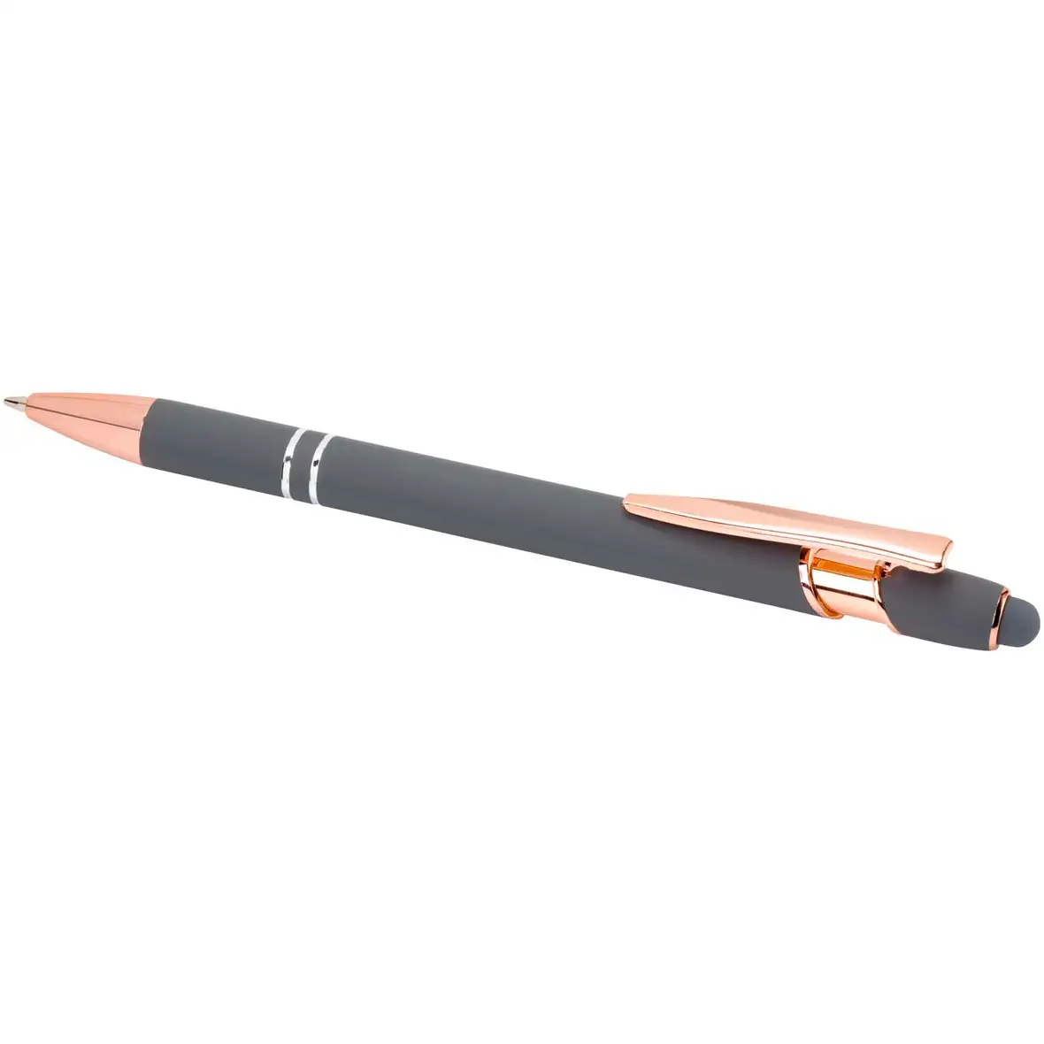 Kugelschreiber mit Roségold Finish (blaue Mine) – Ansicht 19