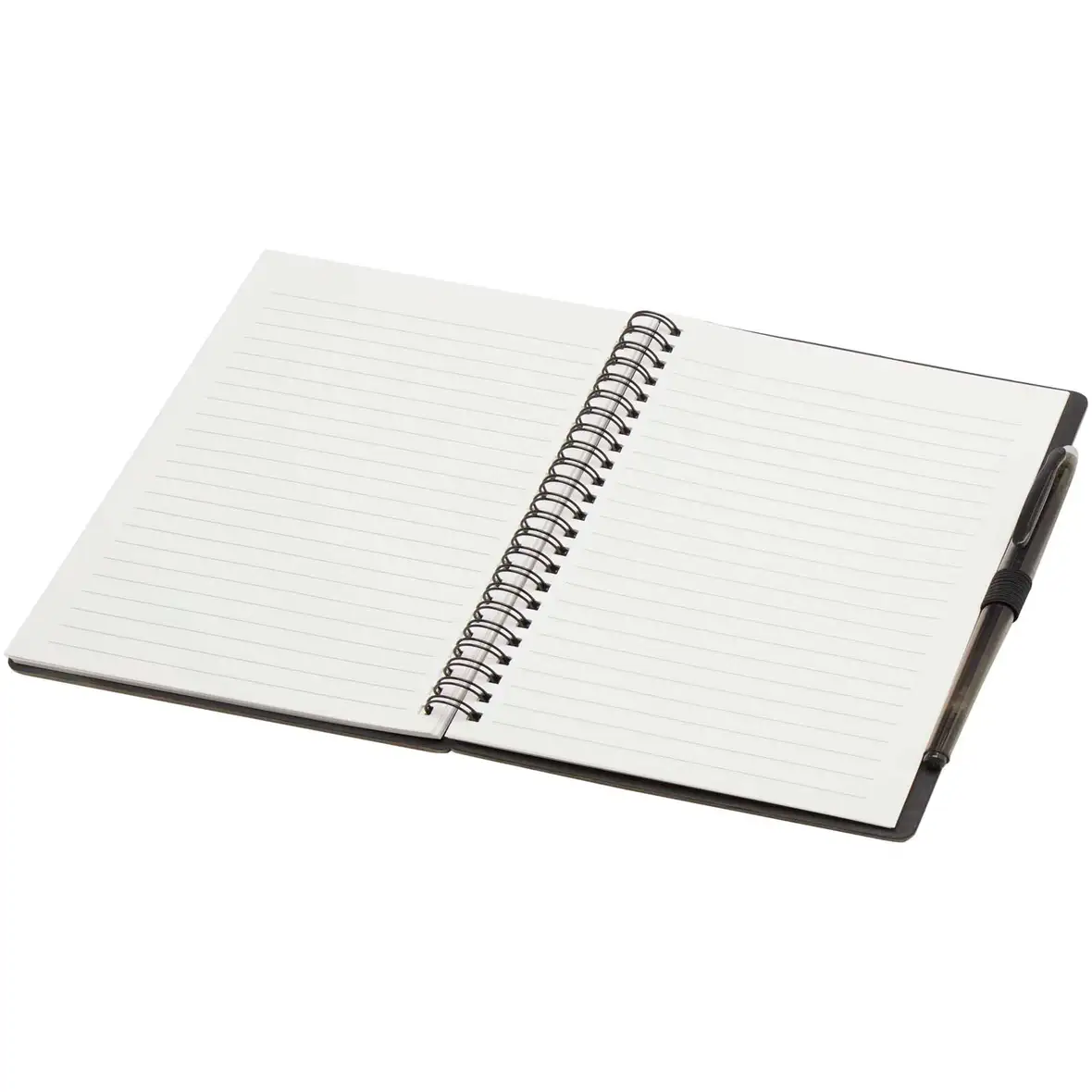 Wiederverwendbares Hardcover Notizbuch und Stiftset (schwarze Mine) – Ansicht 10