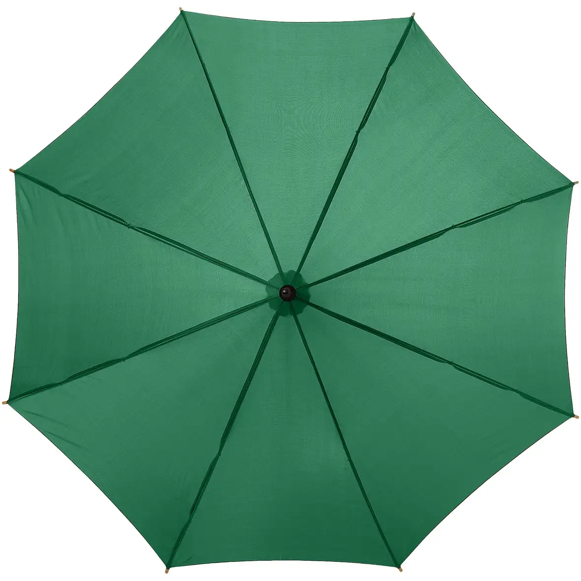 23" Automatikregenschirm mit Holzstange und -griff – Ansicht 4