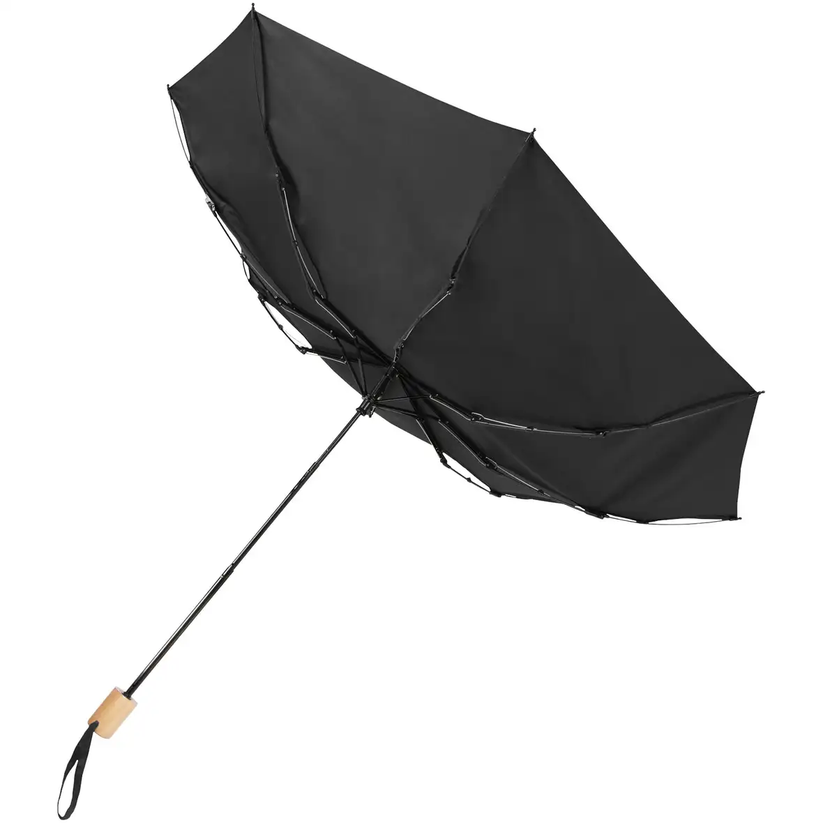 21" faltbarer winddichter Regenschirm aus recyceltem PET – Ansicht 15
