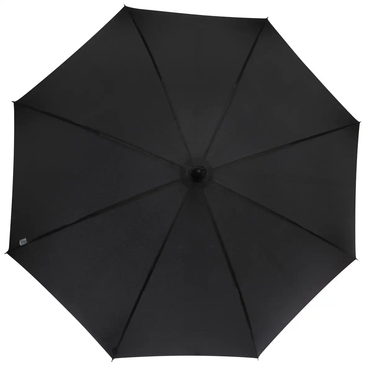 23" Automatikschirm mit Karbonoptik und gebogenem Griff – Ansicht 2