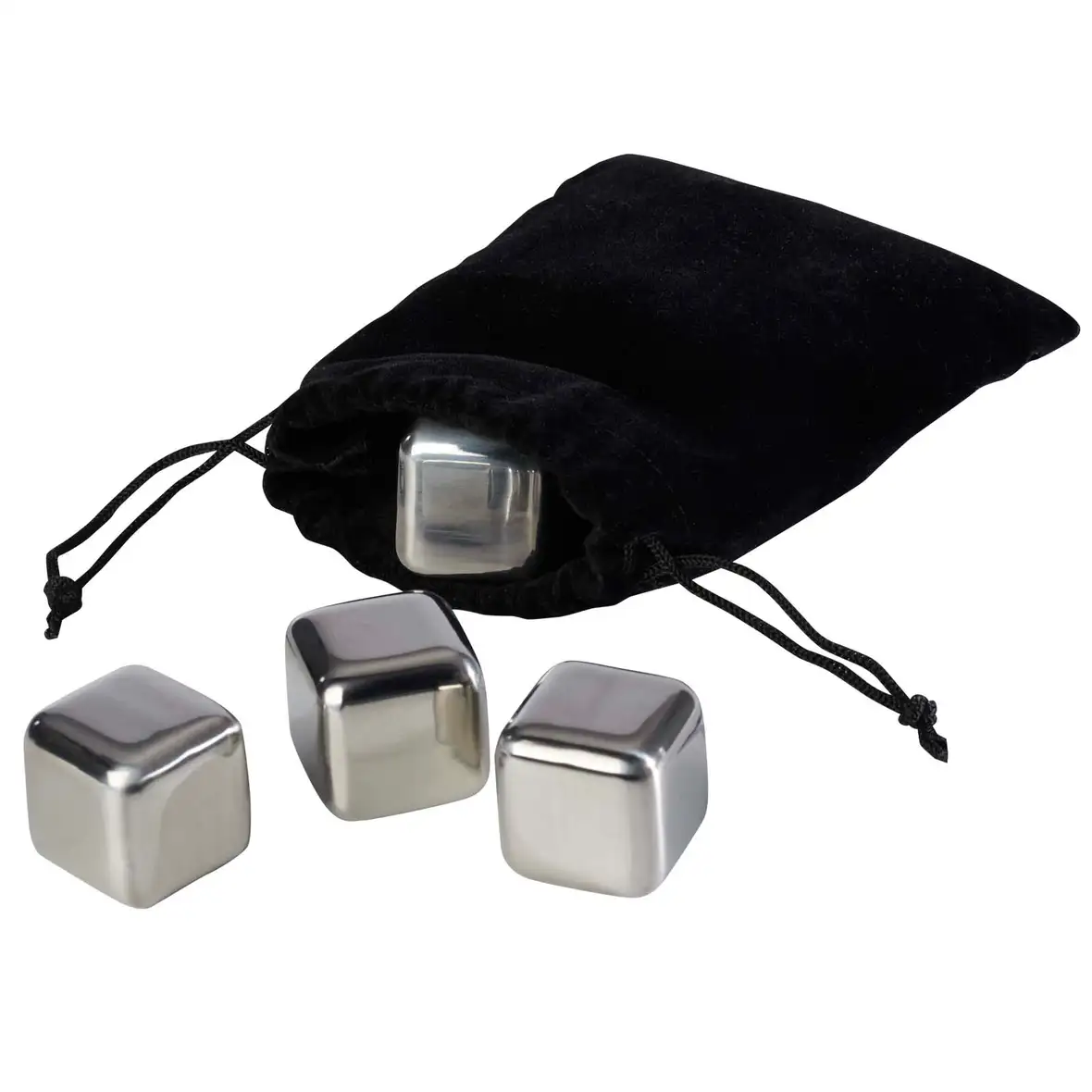 Eiswürfel Set aus Edelstahl – Ansicht 3