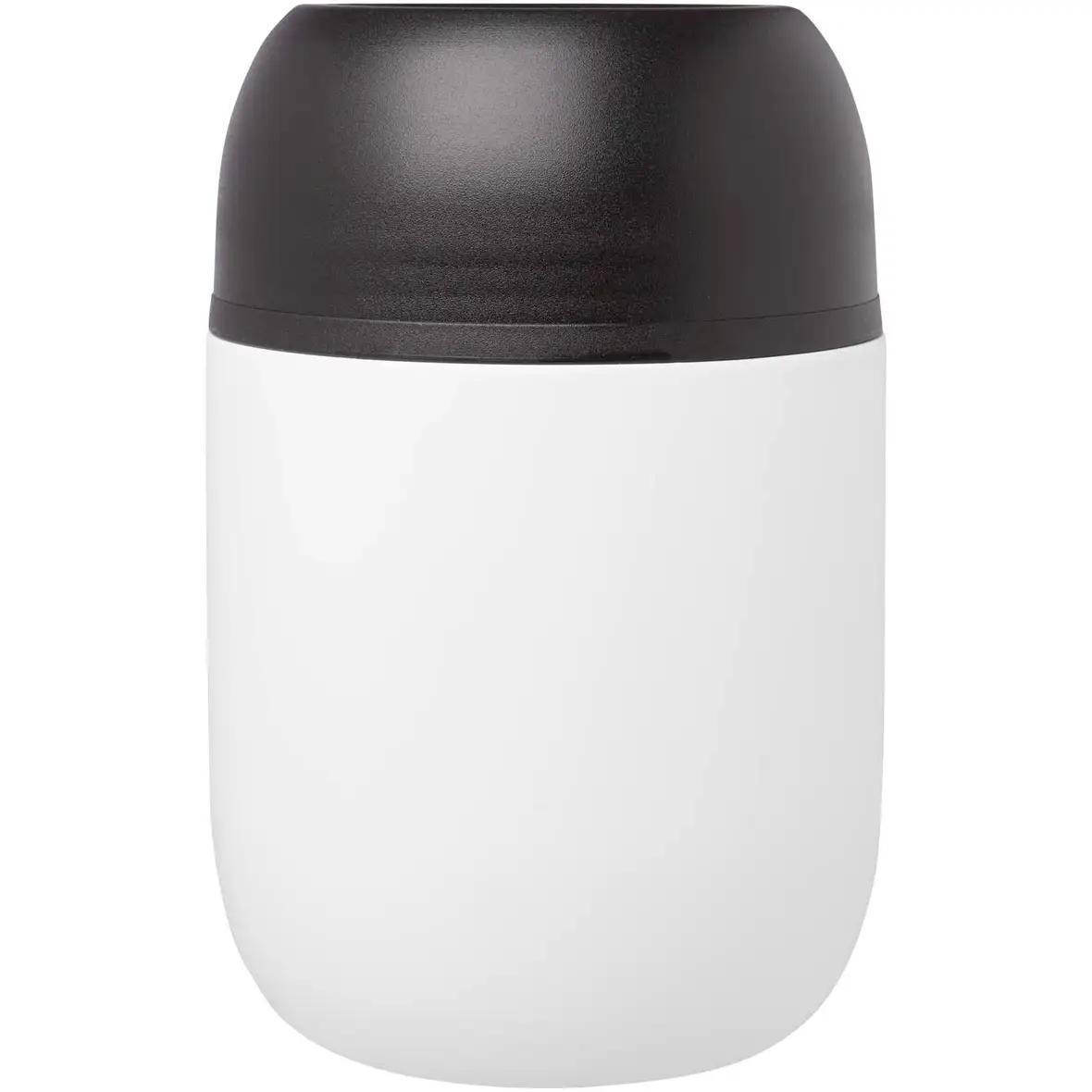480 ml doppelwandiger Lunchpot aus recyceltem Edelstahl mit faltbarem Löffel – Ansicht 3