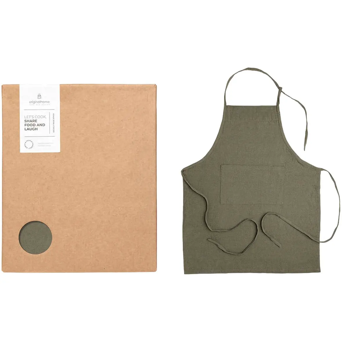 Originalhome Schürze aus recyceltem Material – Werbeartikel mit Logo bedrucken