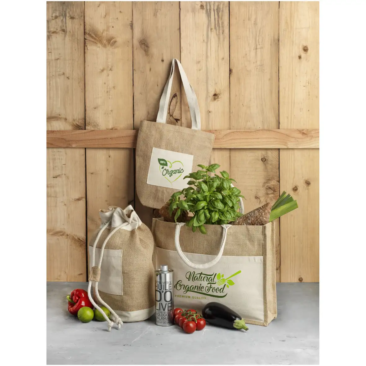 Jute Tragetasche 18L – Ansicht 3
