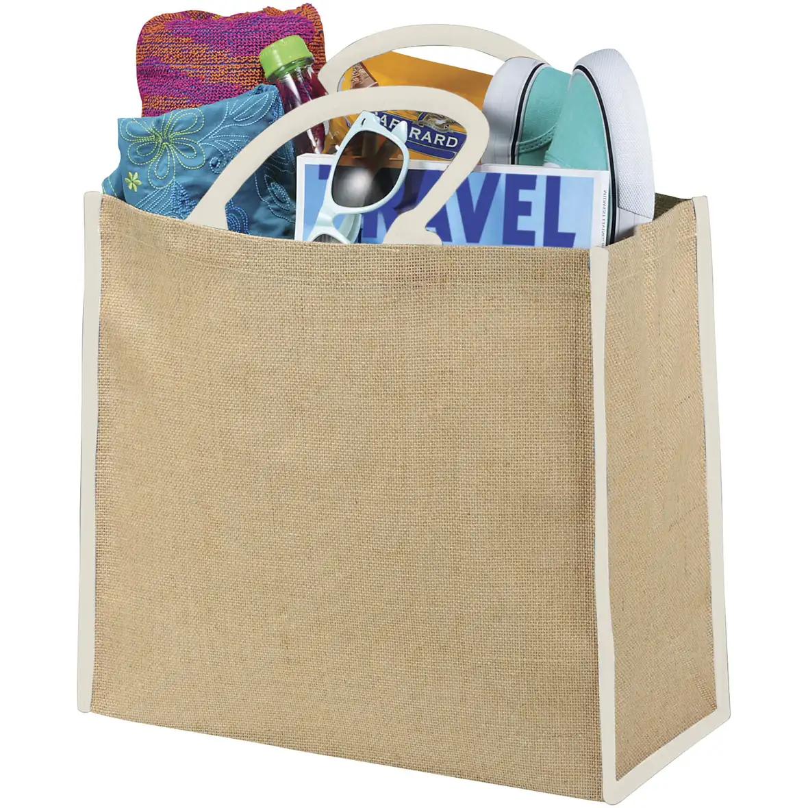 Farbige Jute Tragetasche 25L – Ansicht 3