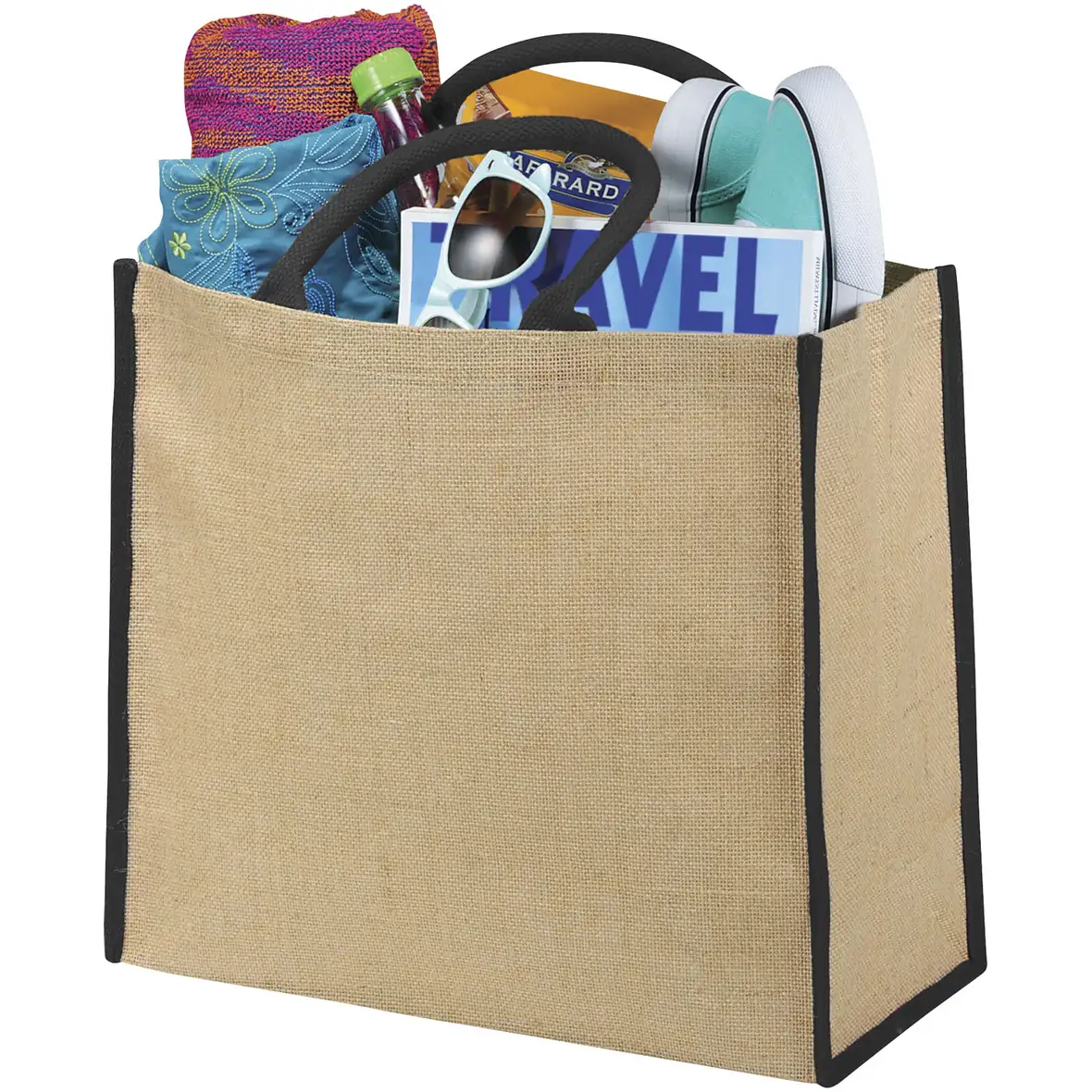 Farbige Jute Tragetasche 25L – Ansicht 9