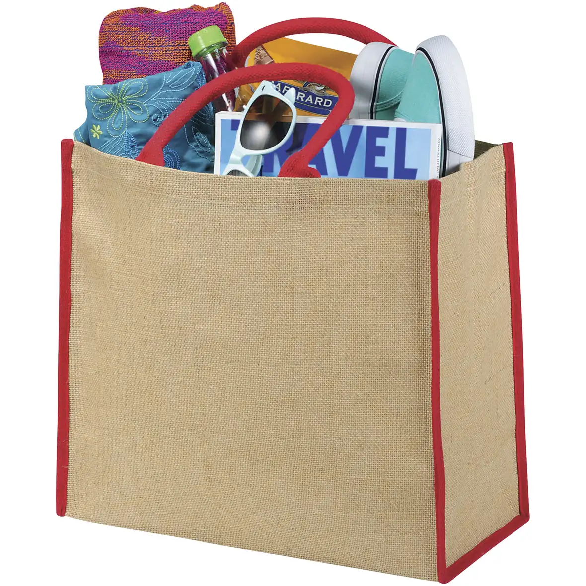 Farbige Jute Tragetasche 25L – Ansicht 21