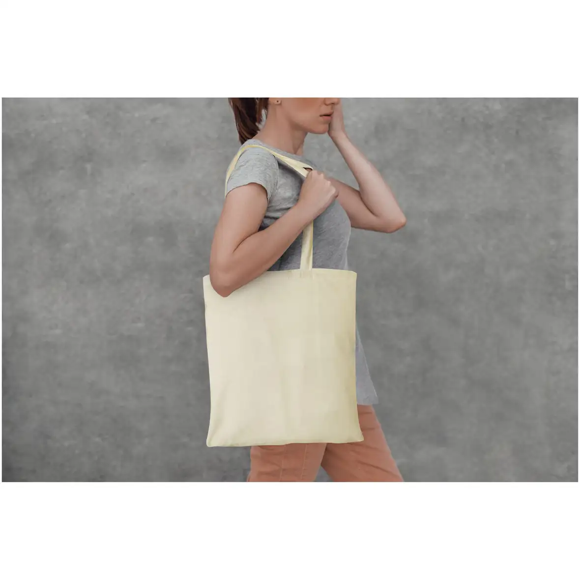 180 g/m² Baumwoll Tragetasche 7L – Ansicht 6
