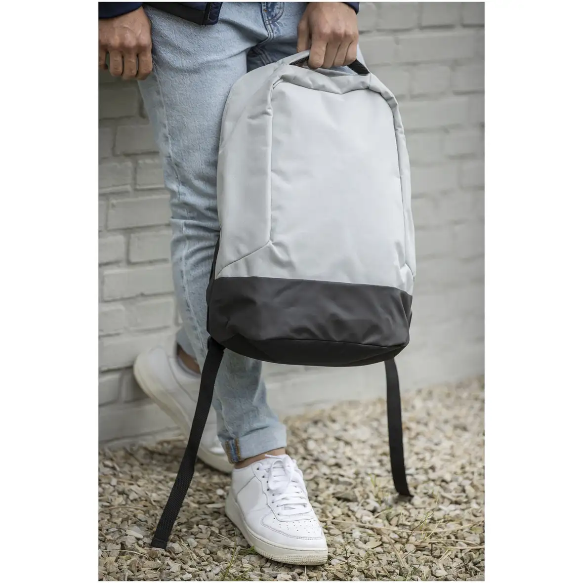 Diebstahlsicherer GRS RPET Rucksack 18L – Ansicht 10