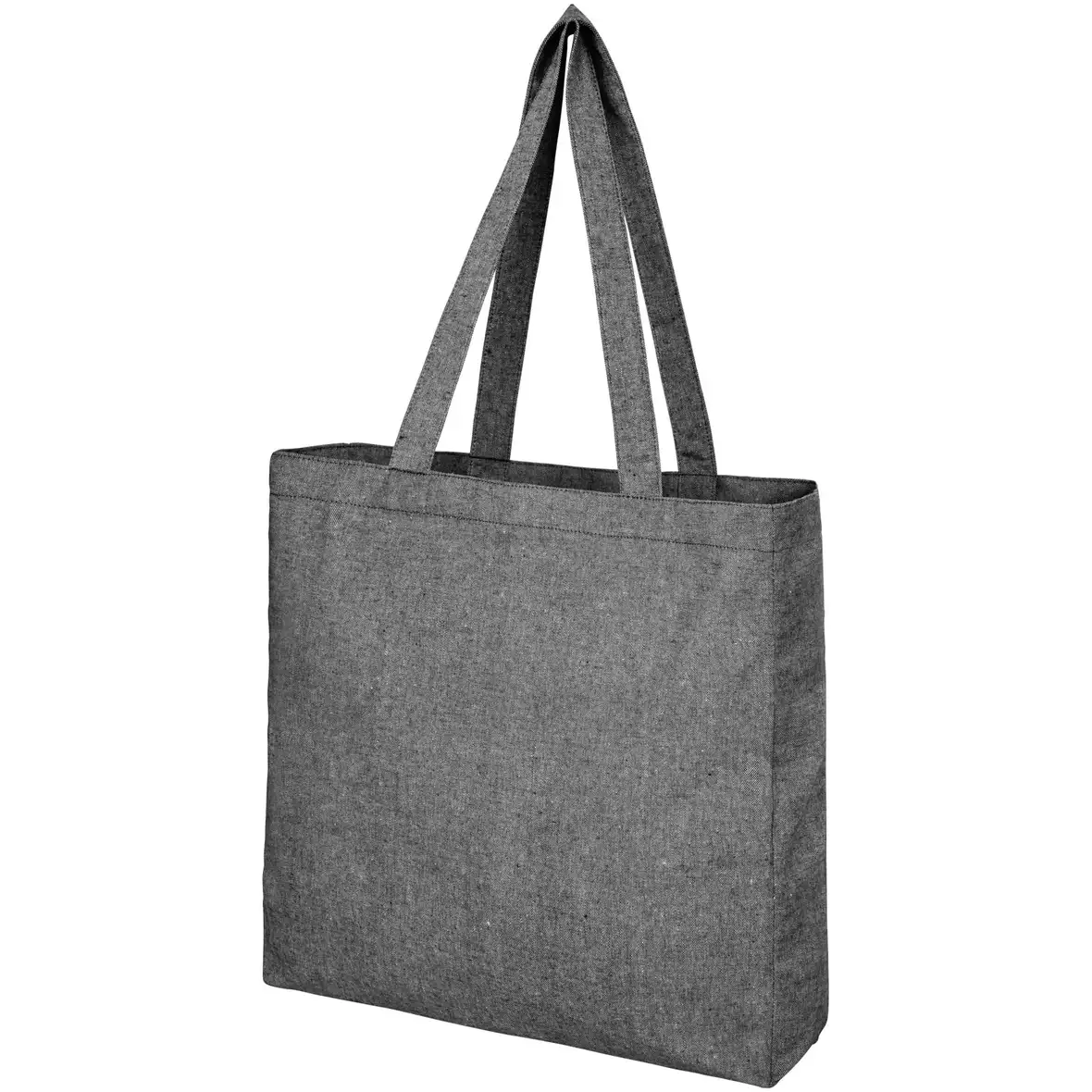210 g/m² recycelte Tragetasche mit Seitenfalten 13L – Ansicht 7