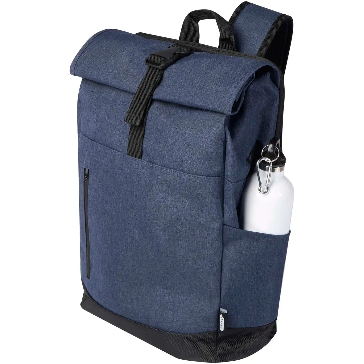 15,6" GRS recycelter Rolltop Laptop-Rucksack 12L – Ansicht 4
