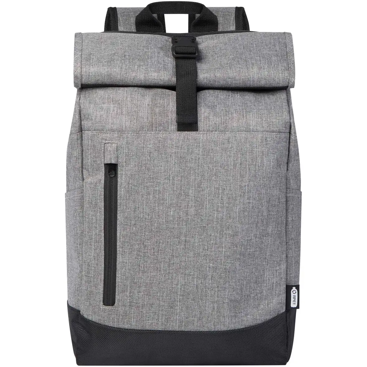 15,6" GRS recycelter Rolltop Laptop-Rucksack 12L – Ansicht 6