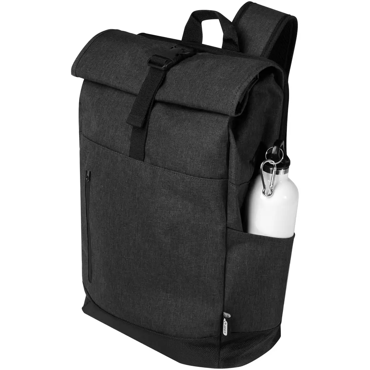 15,6" GRS recycelter Rolltop Laptop-Rucksack 12L – Ansicht 12
