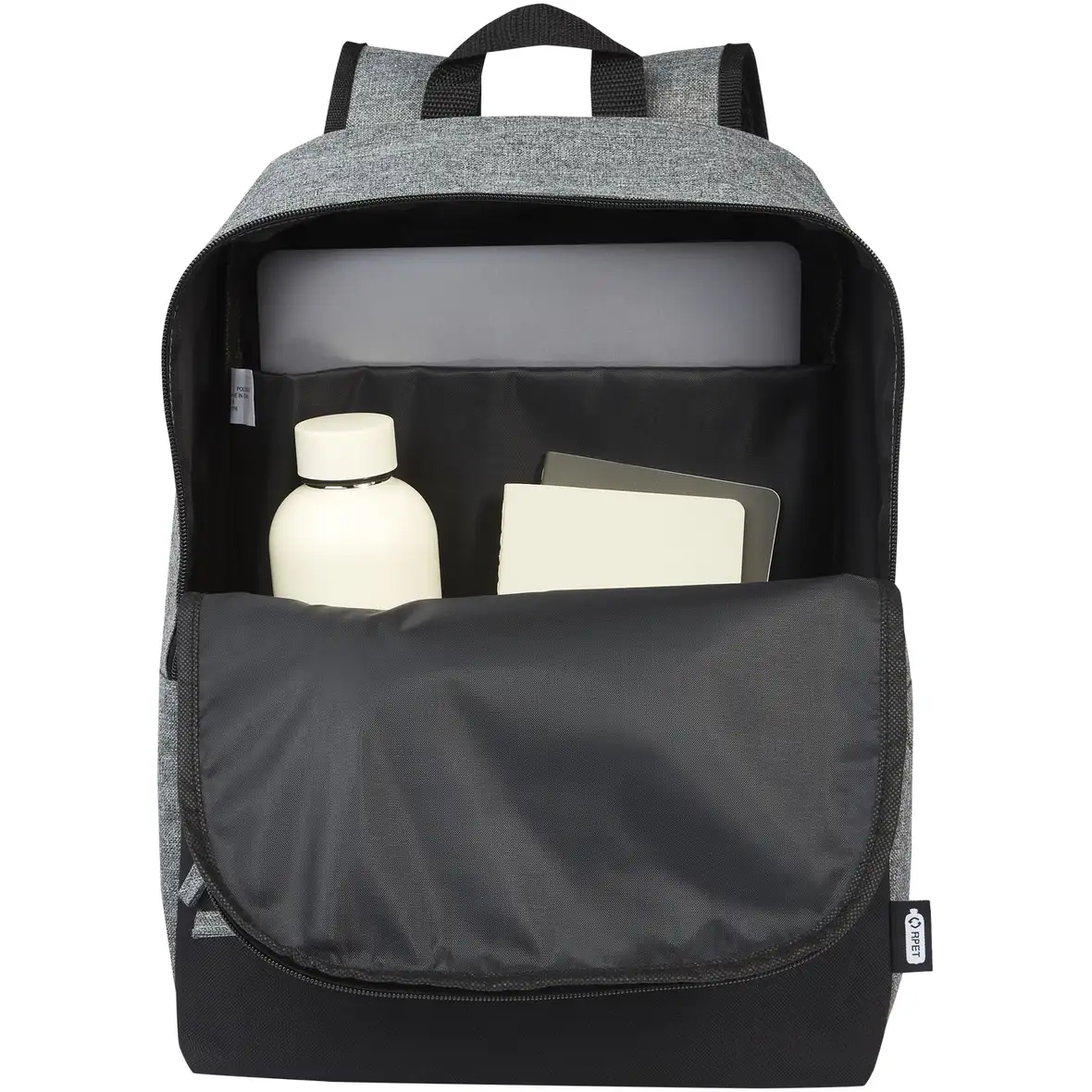 15" GRS recycelter Laptop Rucksack 14 L – Ansicht 4