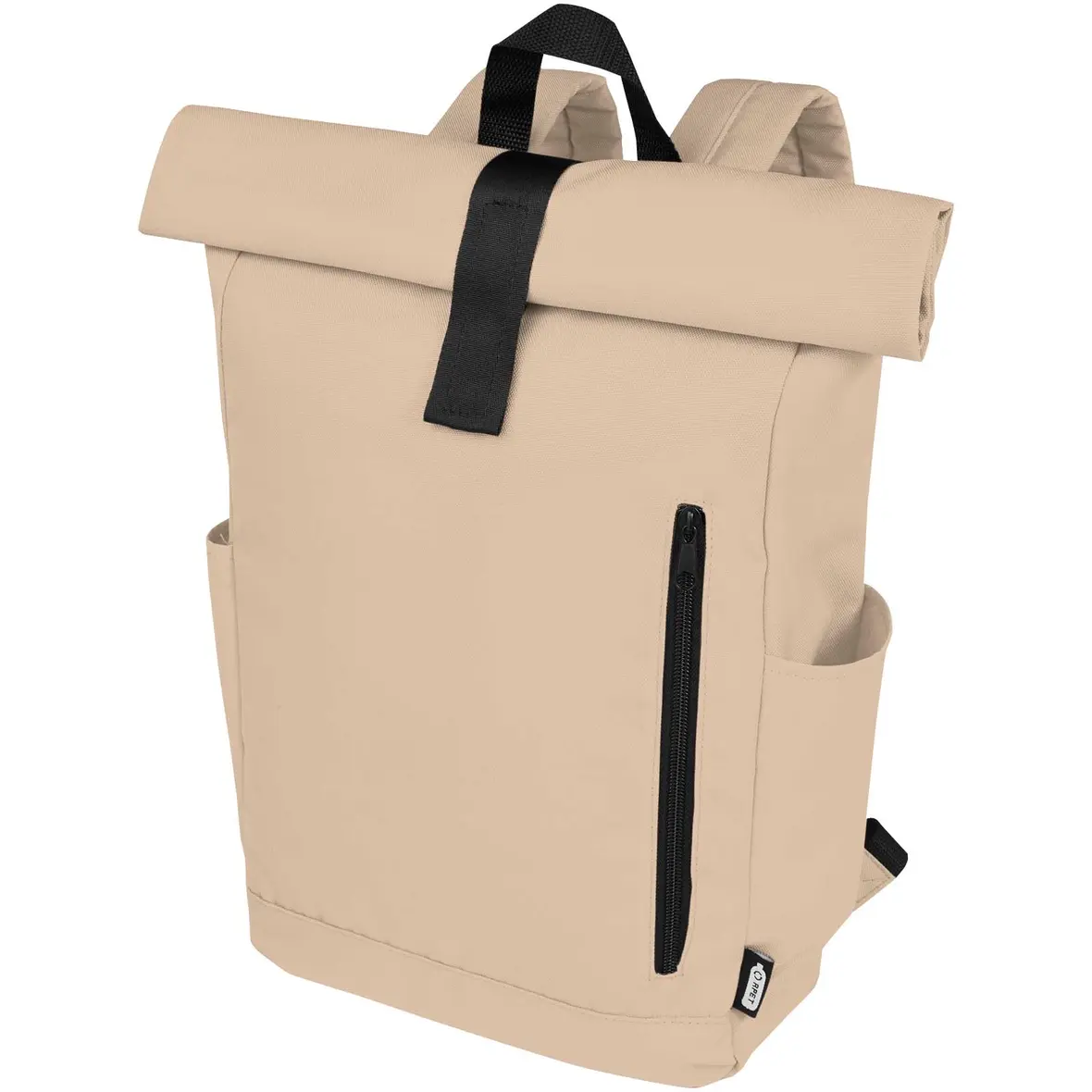15,6" GRS RPET Roll-Top Rucksack 18 L – Werbeartikel mit Logo bedrucken