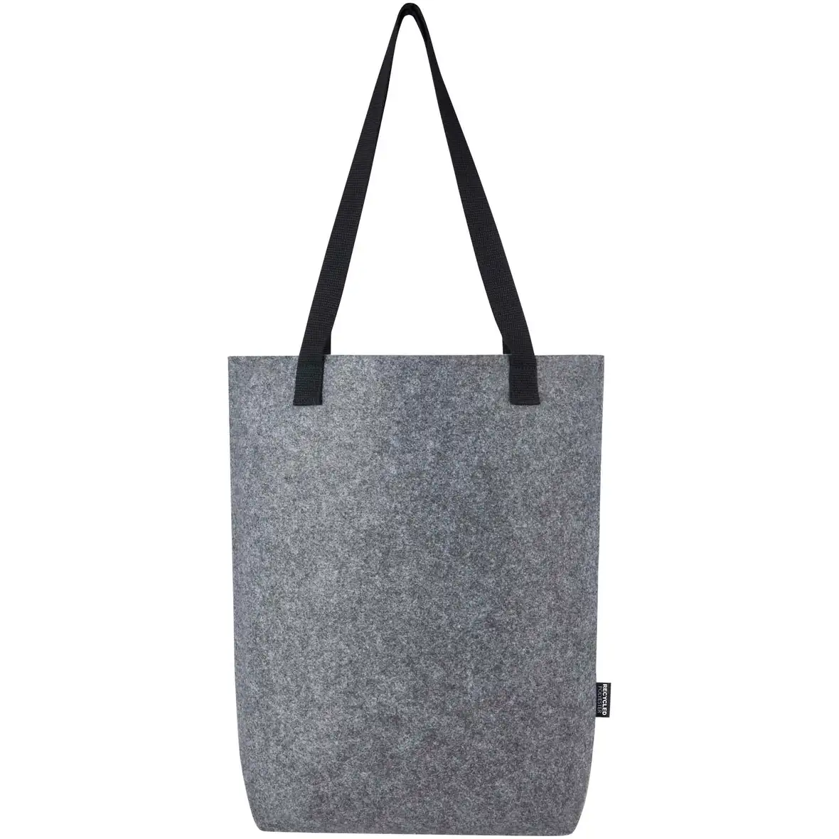Tragetasche aus GRS-recyceltem Filz mit breitem Boden 12 L – Ansicht 2