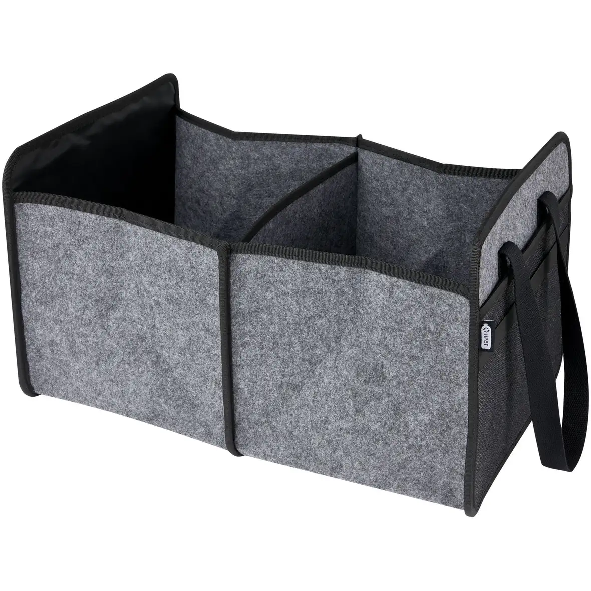 Faltbarer Auto-Organizer aus GRS-recyceltem Filz – Ansicht 1