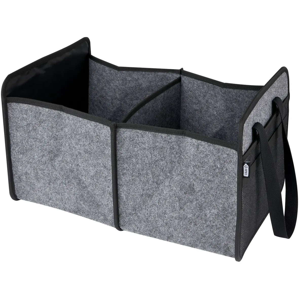 Faltbarer Auto-Organizer aus GRS-recyceltem Filz – Werbeartikel mit Logo bedrucken