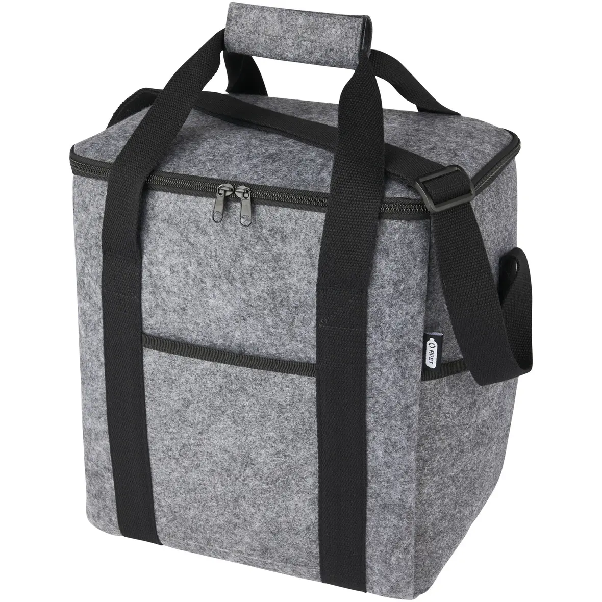 Kühltasche aus GRS-recyceltem Filz 21 L – Werbeartikel mit Logo bedrucken