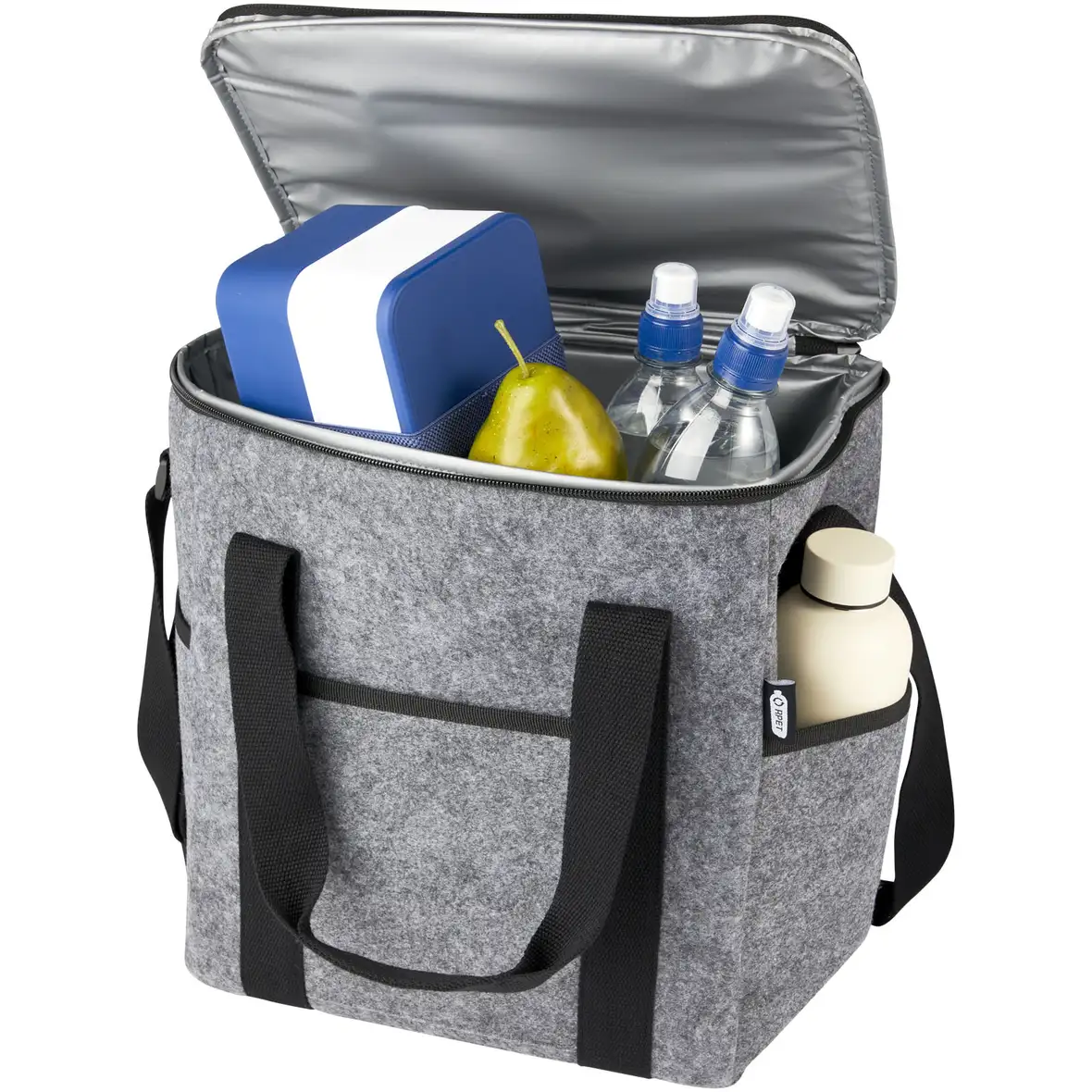 Kühltasche aus GRS-recyceltem Filz 21 L – Ansicht 4