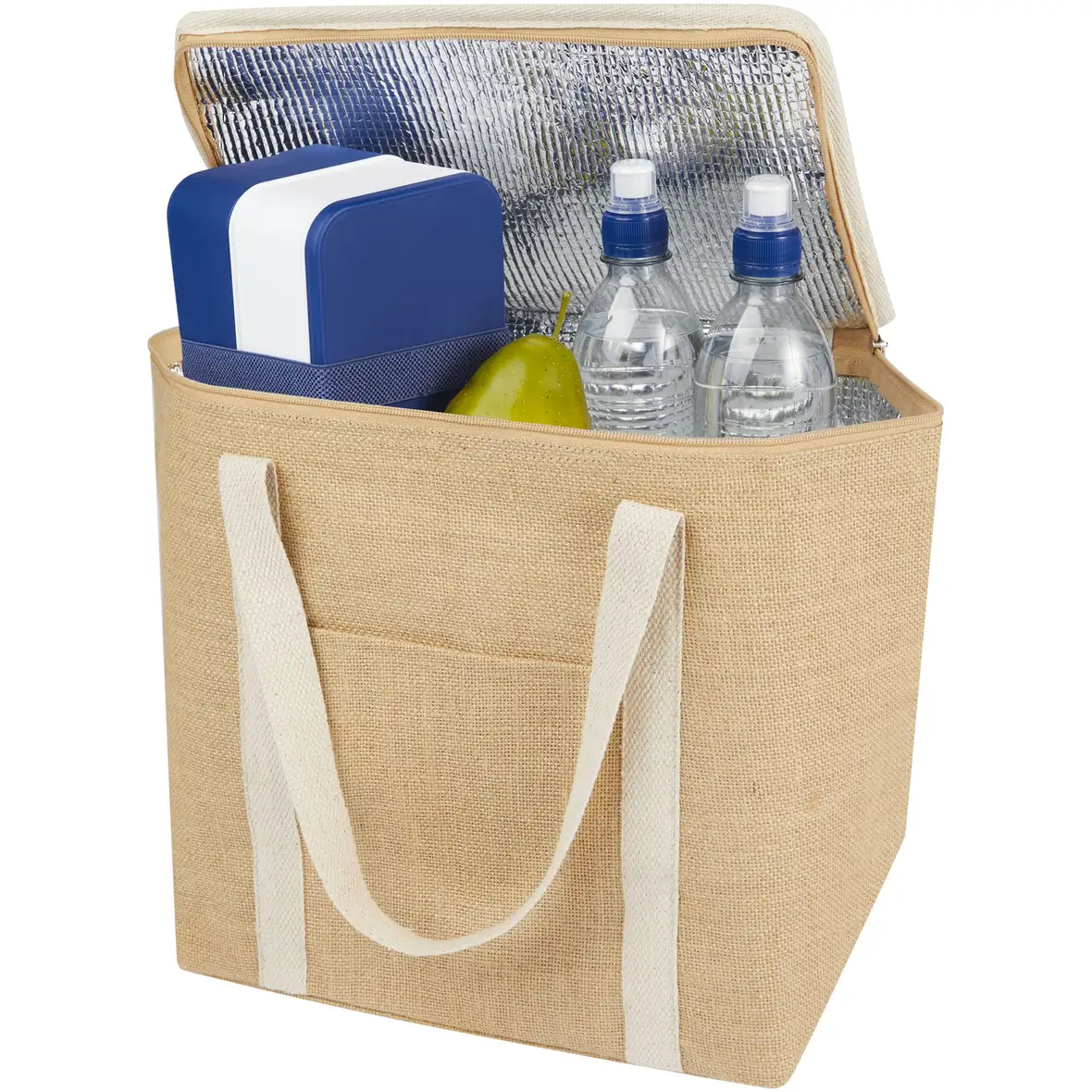 300 g/m² Jute Kühltragetasche 19 L – Ansicht 4