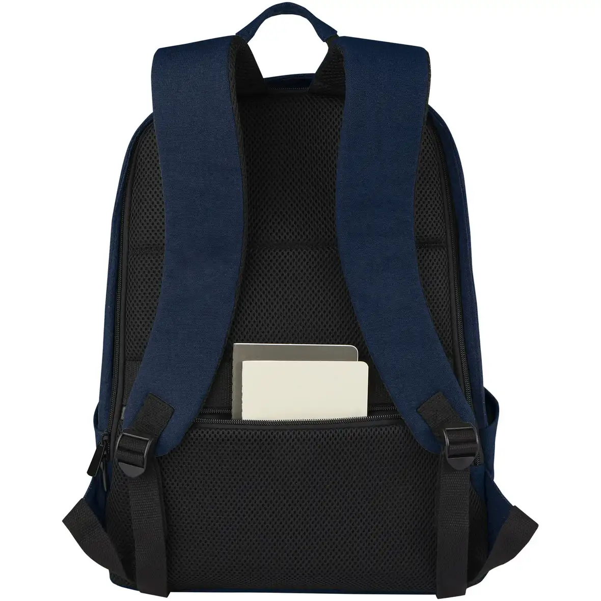 15,6 Zoll Anti-Diebstahl Laptop Rucksack 18 L aus GRS-recyceltem Canvas – Ansicht 6