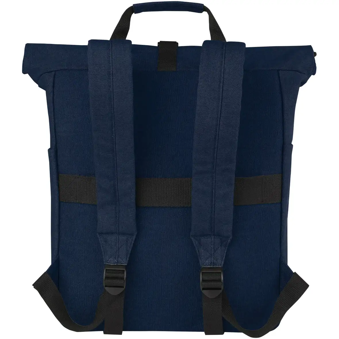 15" GRS Rolltop Laptoprucksack aus recyceltem Canvas 15 L – Ansicht 3