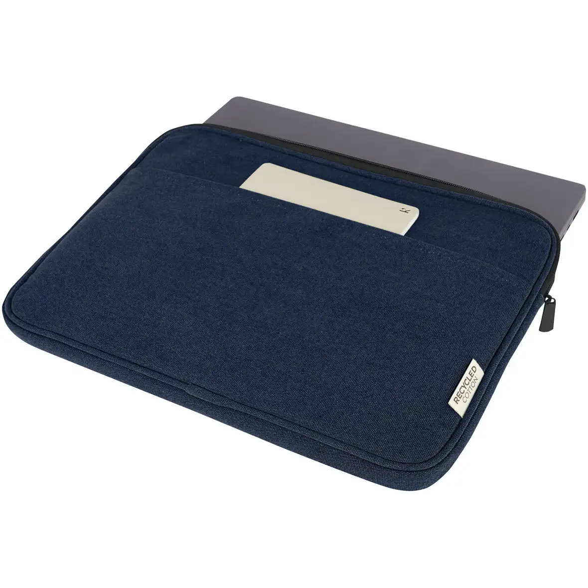 14" Laptophülle aus GRS recyceltem Canvas 2 L – Ansicht 4