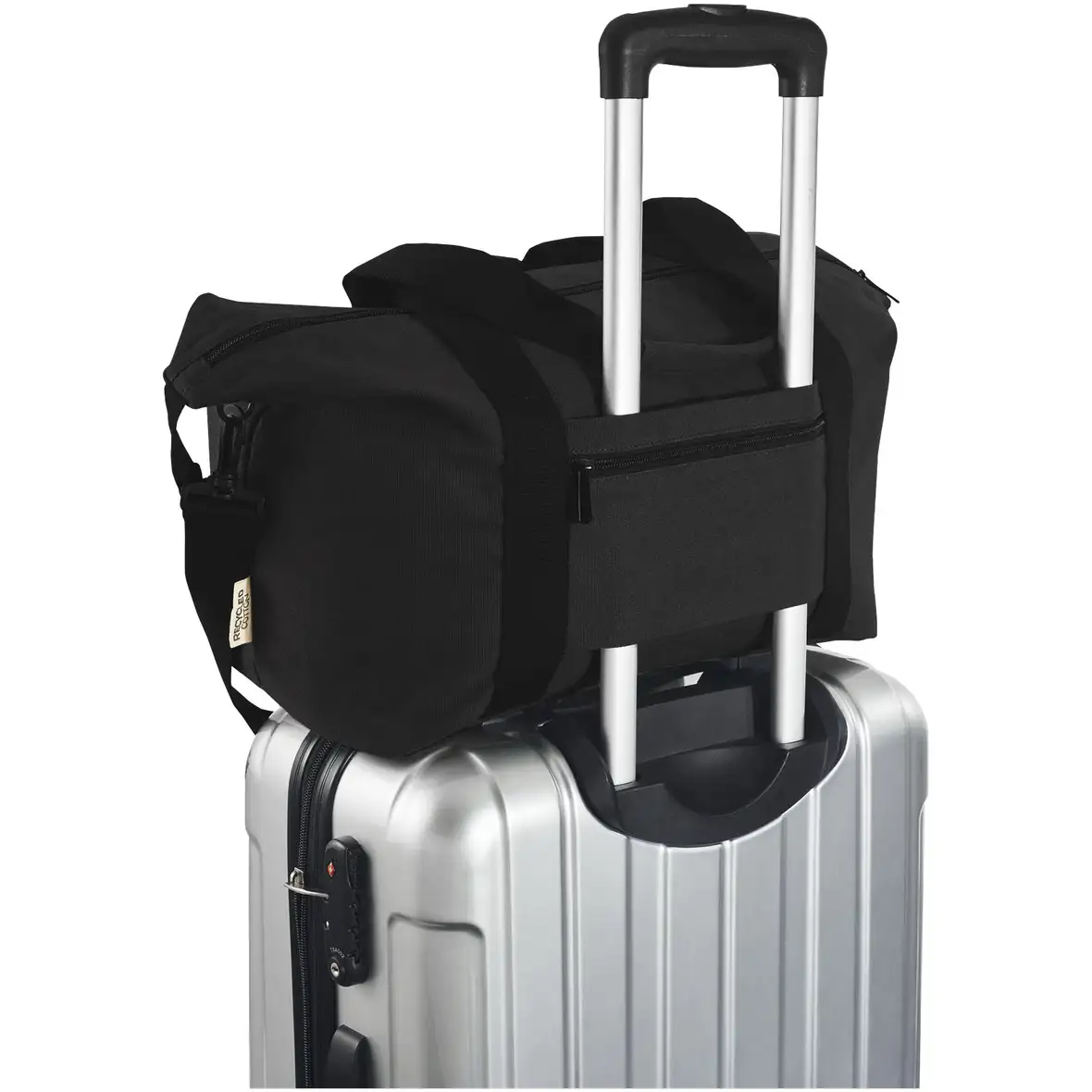 Reisetasche aus GRS recyceltem Canvas 25 L – Ansicht 13
