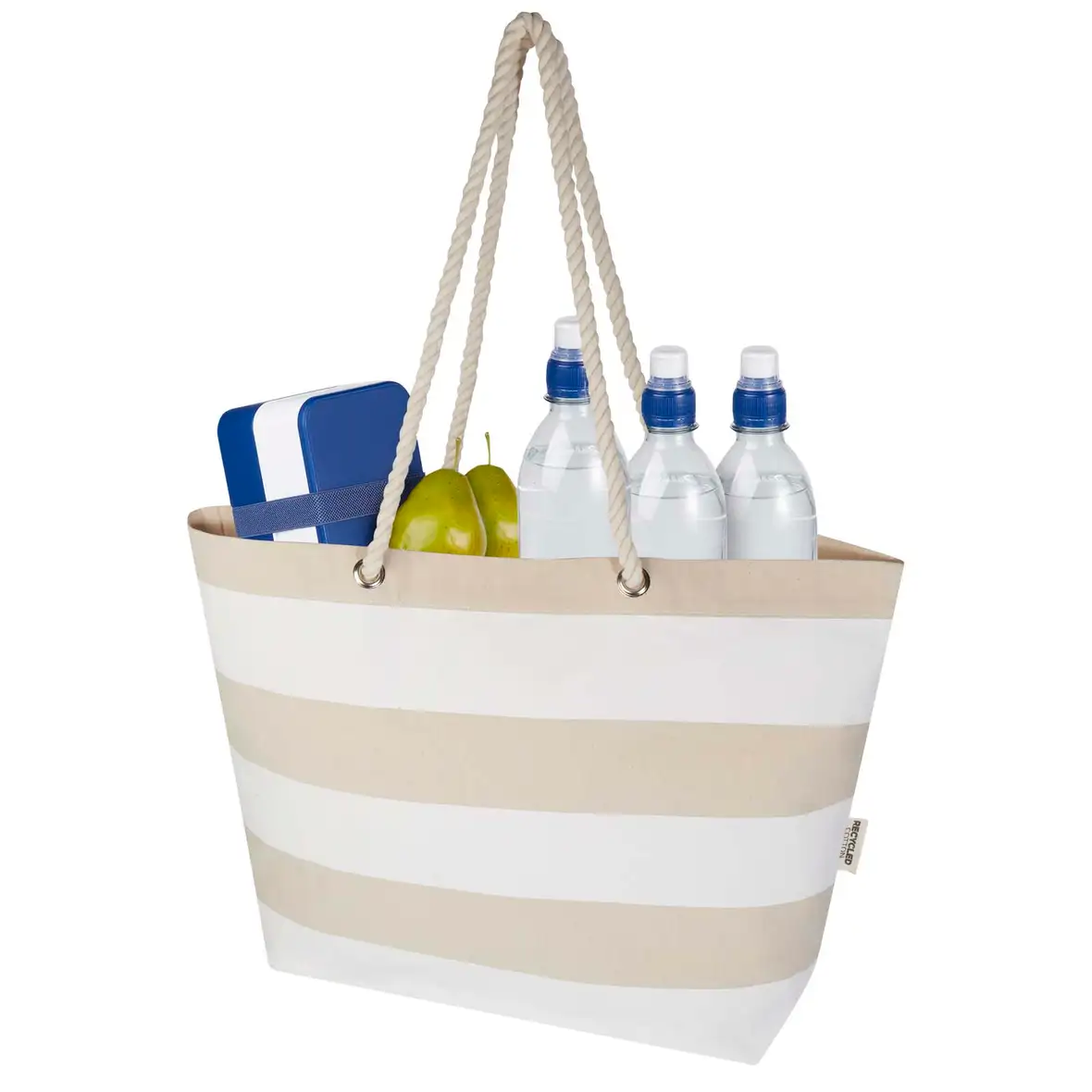 270 g/m² Strandtragetasche aus recyceltem GRS-Material – Ansicht 5