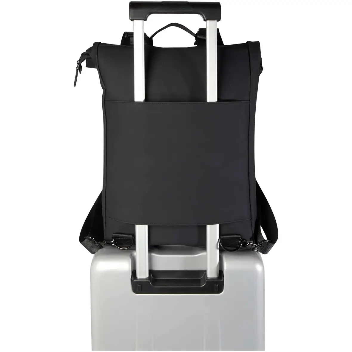 15,6" GRS-recycelter Rolltop Laptop-Rucksack 12 L – Ansicht 5