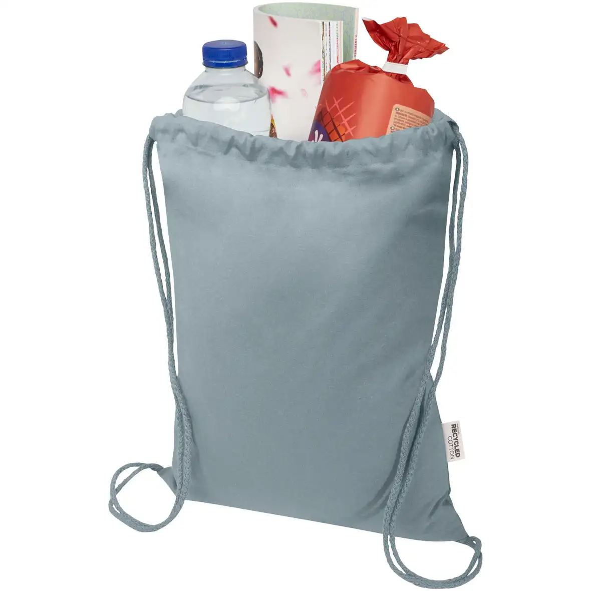140 g/m² GRS-recycelter Turnbeutel 5 L – Ansicht 23