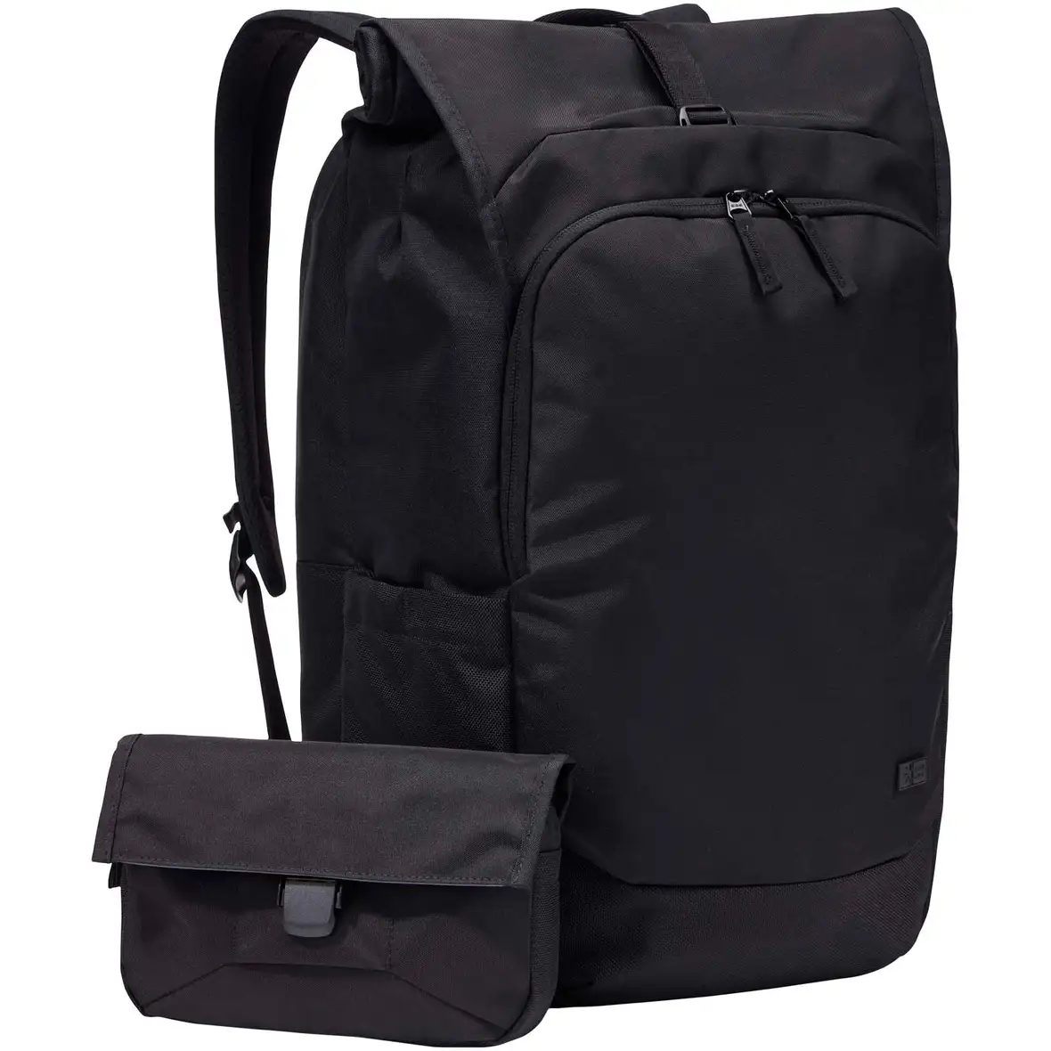 Case Logic Variate 17" erweiterbarer Rolltop Laptop Rucksack aus recyceltem Material – Ansicht 5