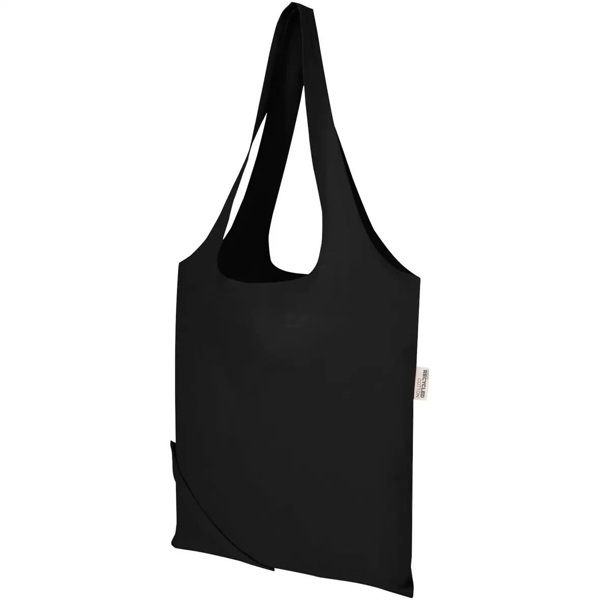 140 g/m², GRS-zertifizierte, faltbare Baumwoll Tragetasche, 7 l – Ansicht 34